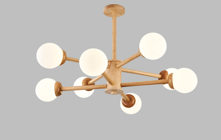 Modern Wooden Chandelier