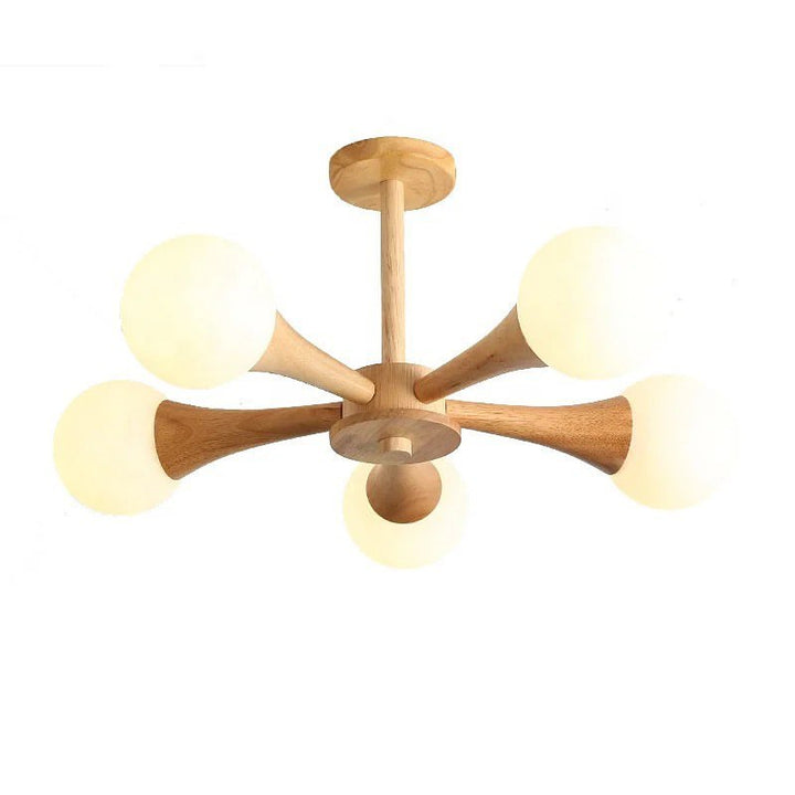 Scandinavian Wooden Chandelier