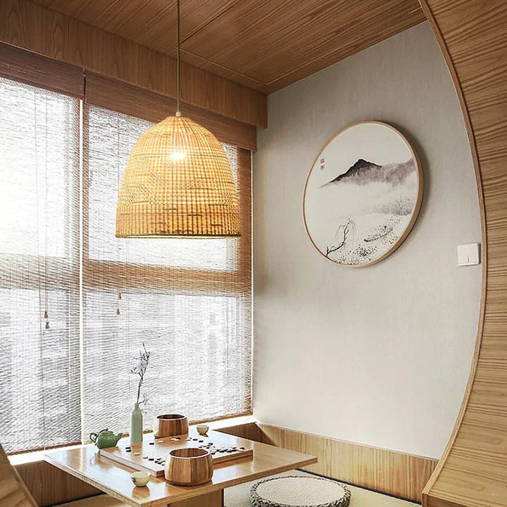 Bohemian Bamboo Pendant Light