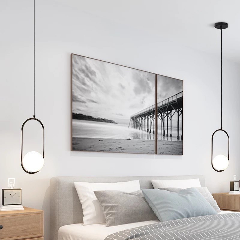 Hanging Orb Bedroom Lights