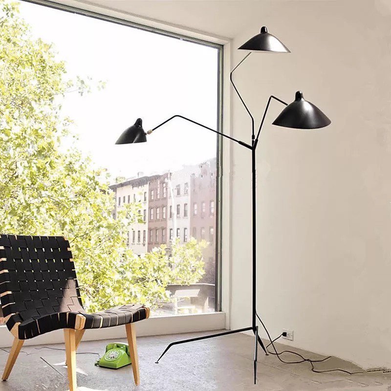 Triple Arm Floor Lamp