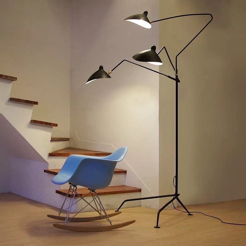 Triple Arm Floor Lamp