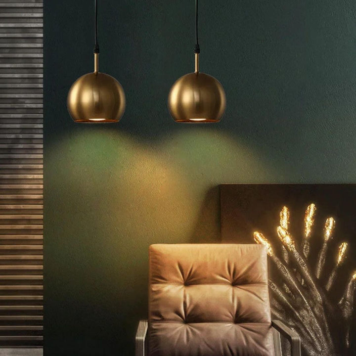 Modern Gold Pendant Light