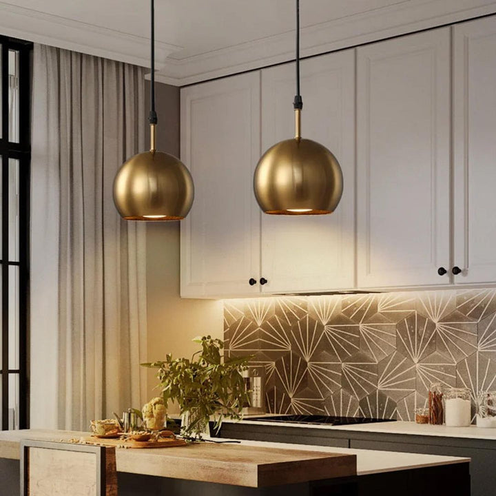 Modern Gold Pendant Light