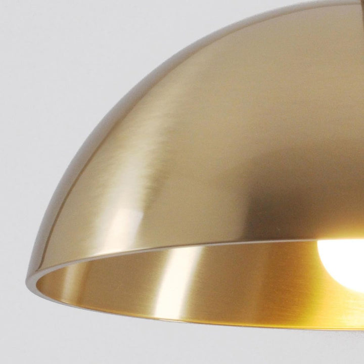 Double Gold Pendant Light