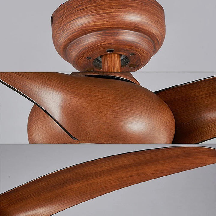 Minimalist Wooden Ceiling Fan