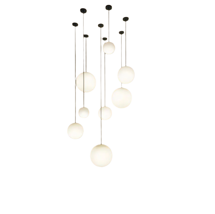 Contemporary Globe Lighting Cluster