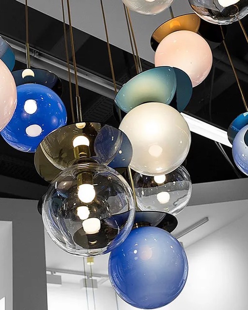 Artistic Glass Pendant Lamps