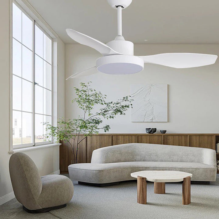 Modern White Ceiling Fan