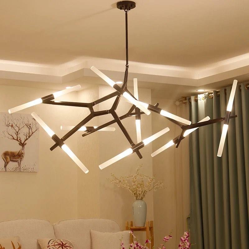 Abstract Branch LED Chandelier