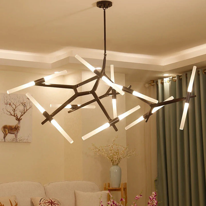 Abstract Branch LED Chandelier