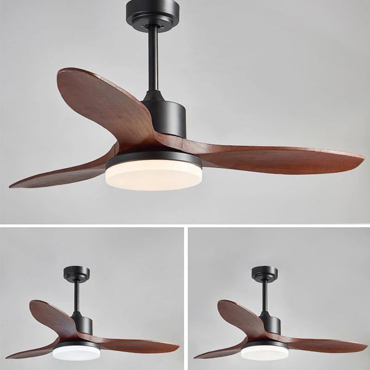 3-Blade Wood Ceiling Fan