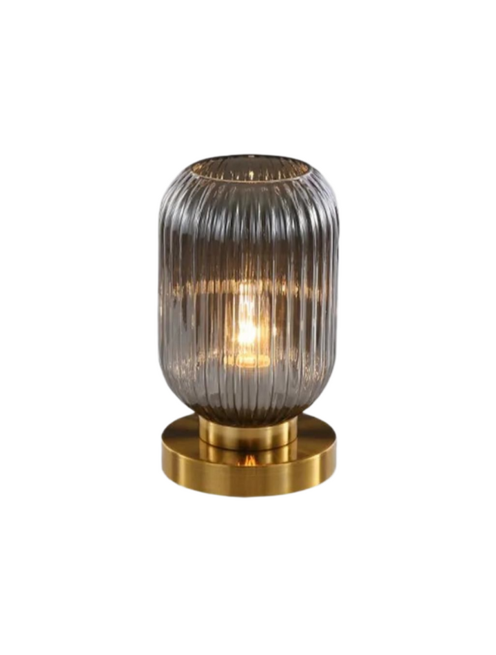 Gold Glass Table Lamp