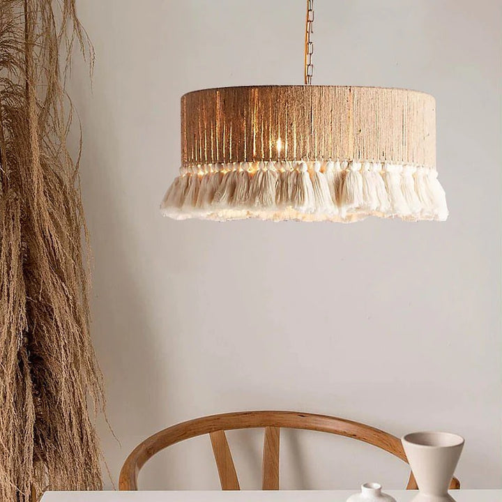 Boho Fringe Chandelier