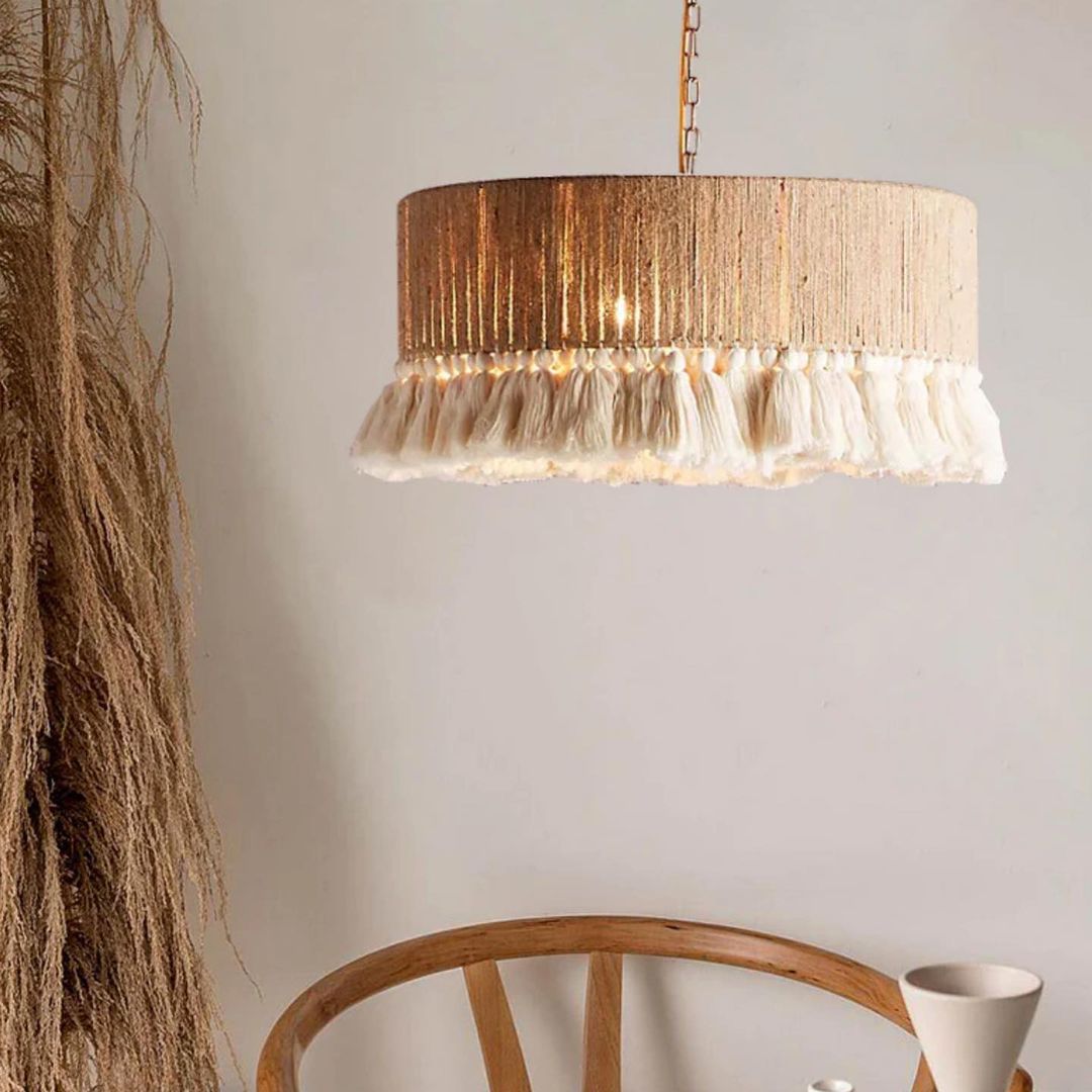 Boho Fringe Chandelier