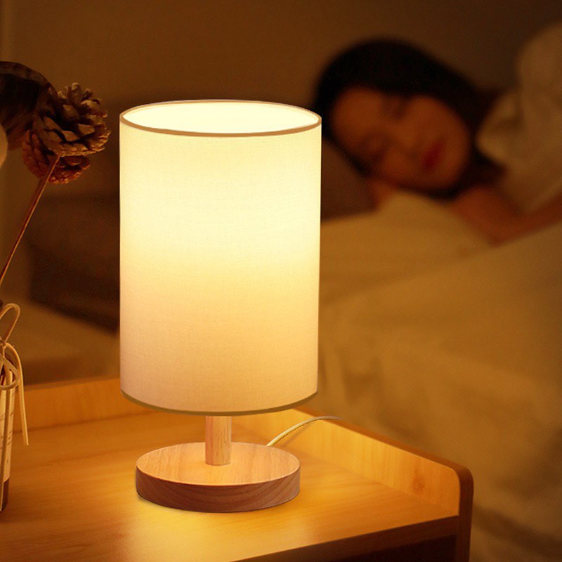 Warm Wooden Table Lamp