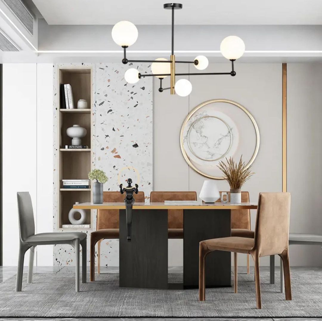 Modern Globe Chandelier for Dining Room