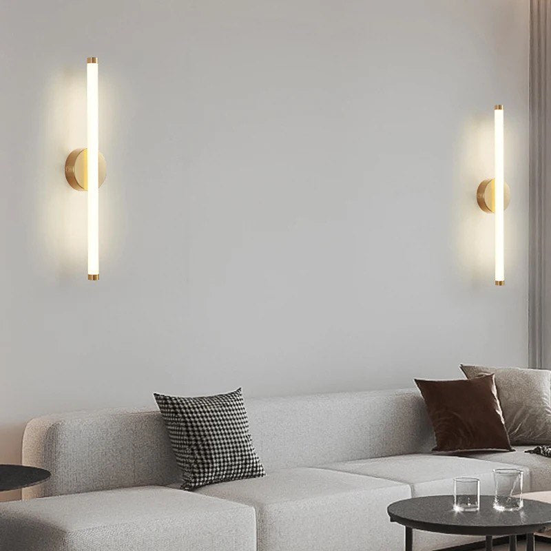 Modern Brass Wall Light