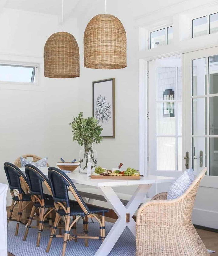 Natural Woven Pendant Light