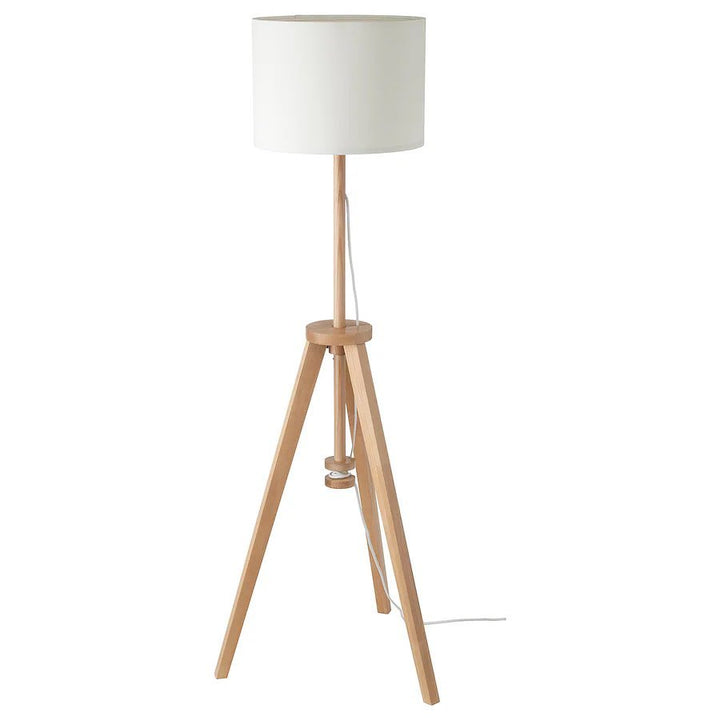 Minimalist Floor Lamp with Fabric Shade