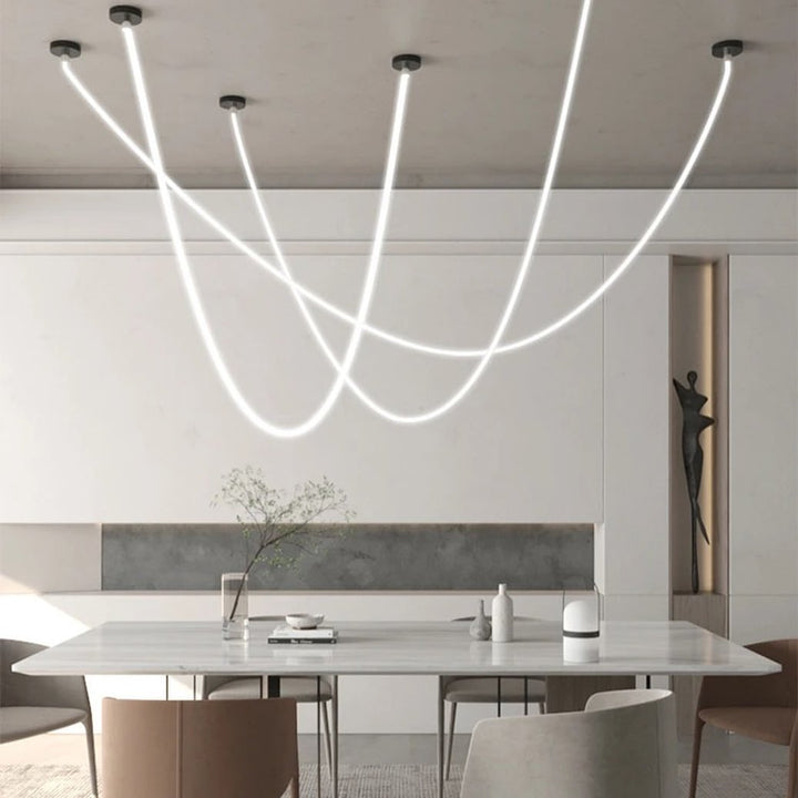 Artistic Curved LED Ceiling Light