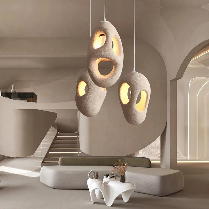 Designer Sculpted Pendant Light