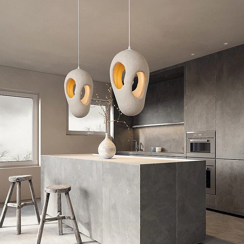 Designer Sculpted Pendant Light