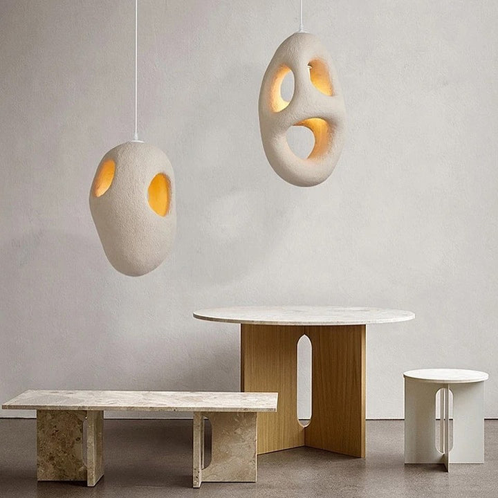 Designer Sculpted Pendant Light