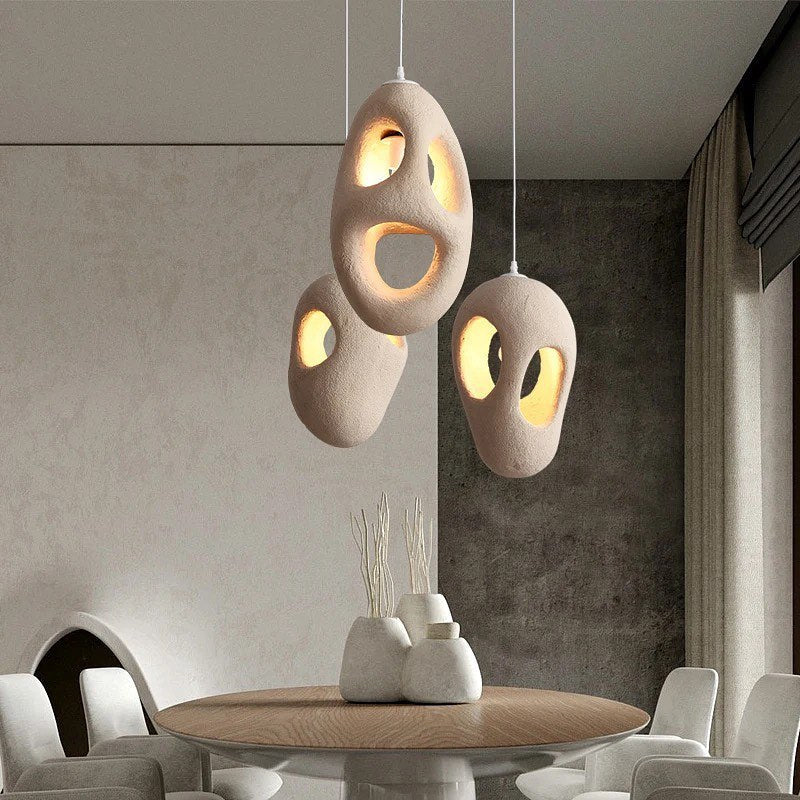 Designer Sculpted Pendant Light