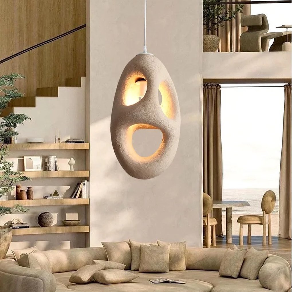 Designer Sculpted Pendant Light