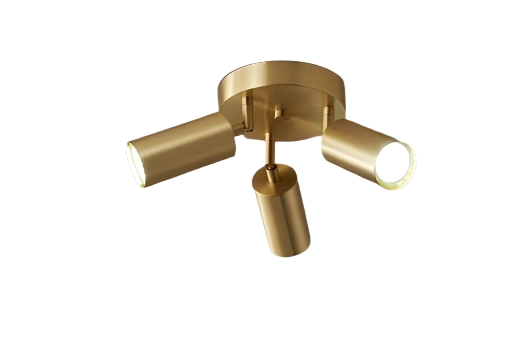 Gold Spotlight Ceiling Lamp