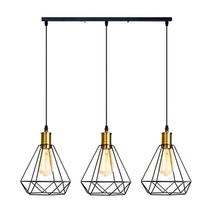 Geometric Wire Pendant Lamp