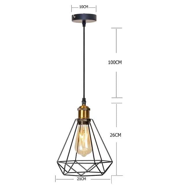 Geometric Wire Pendant Lamp