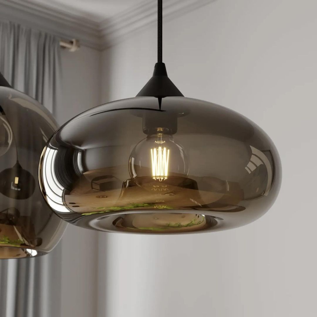 Modern Clustered Pendant Trio