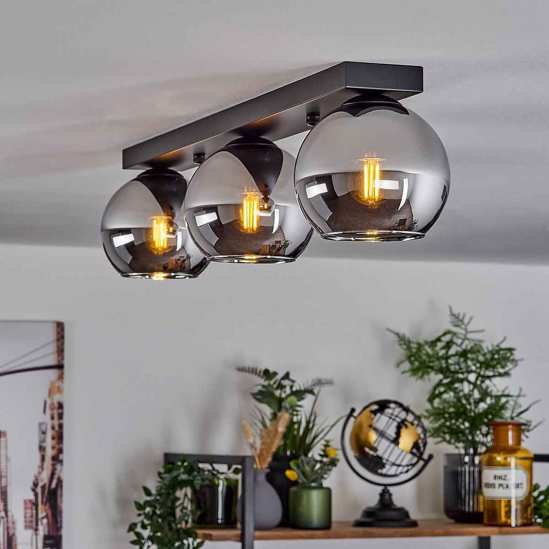 Contemporary Globe Ceiling Lamp