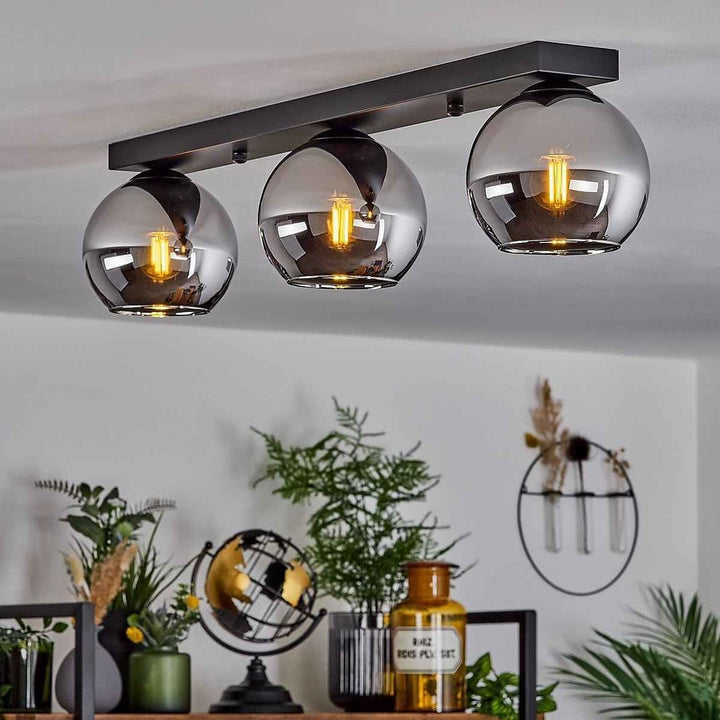 Contemporary Globe Ceiling Lamp