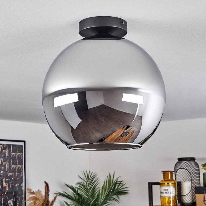 Contemporary Globe Ceiling Lamp