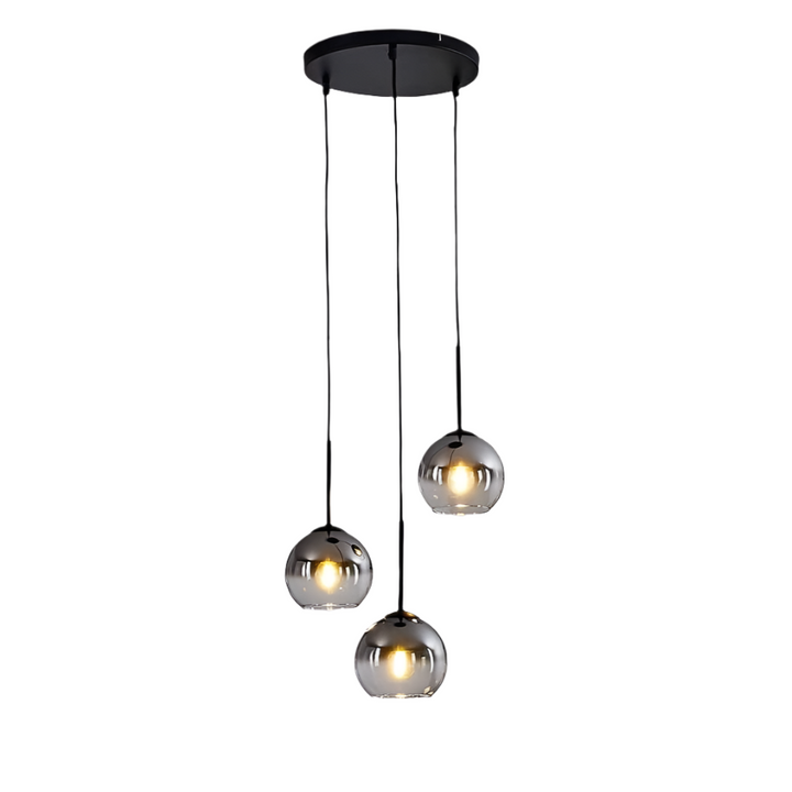 Triple Globe Hanging Light