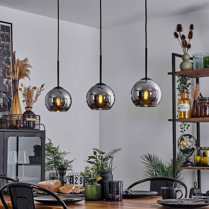 Triple Globe Hanging Light