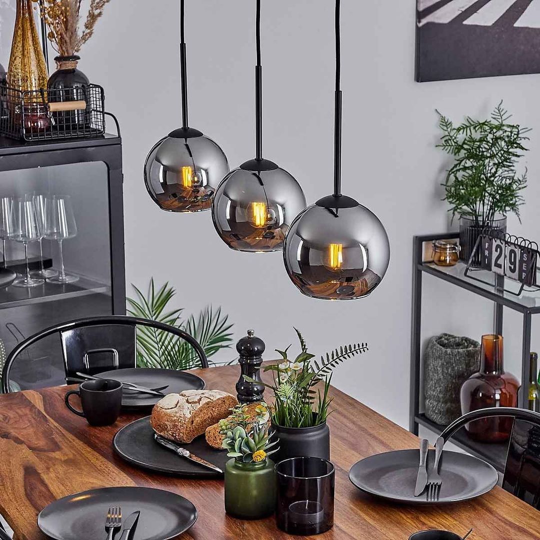 Triple Globe Hanging Light