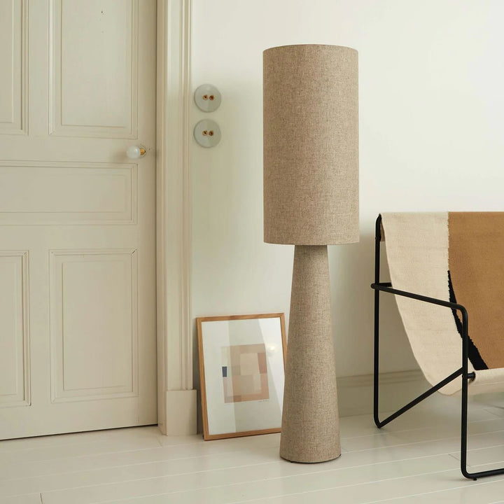 Tall Fabric Floor Lamp