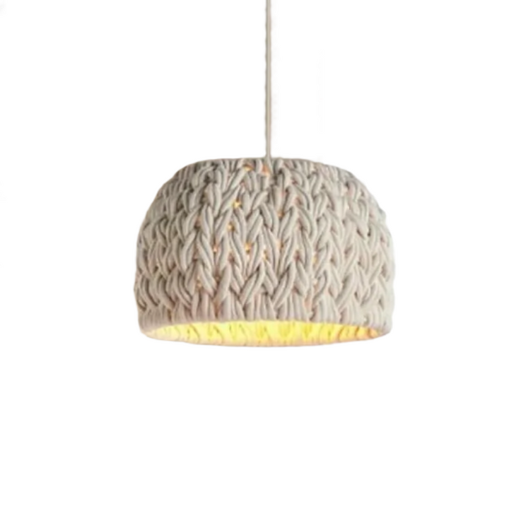 Braided Rope Pendant Light