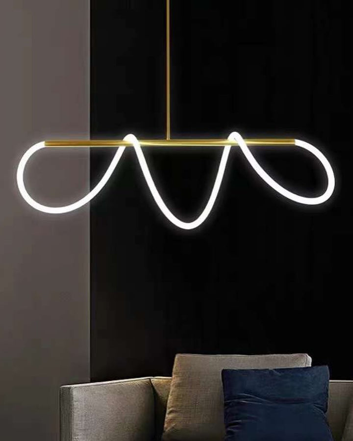 Modern LED Loop Chandelier