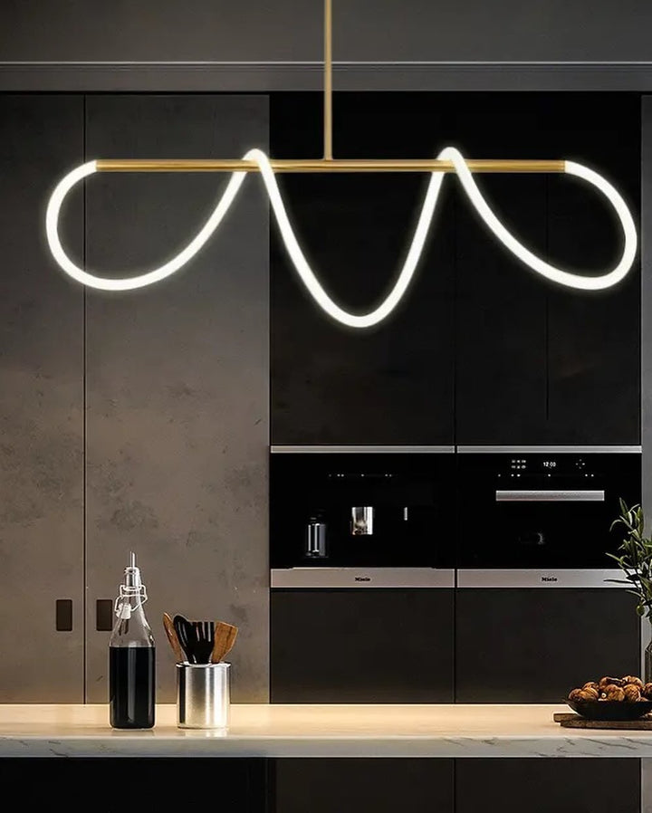 Modern LED Loop Chandelier