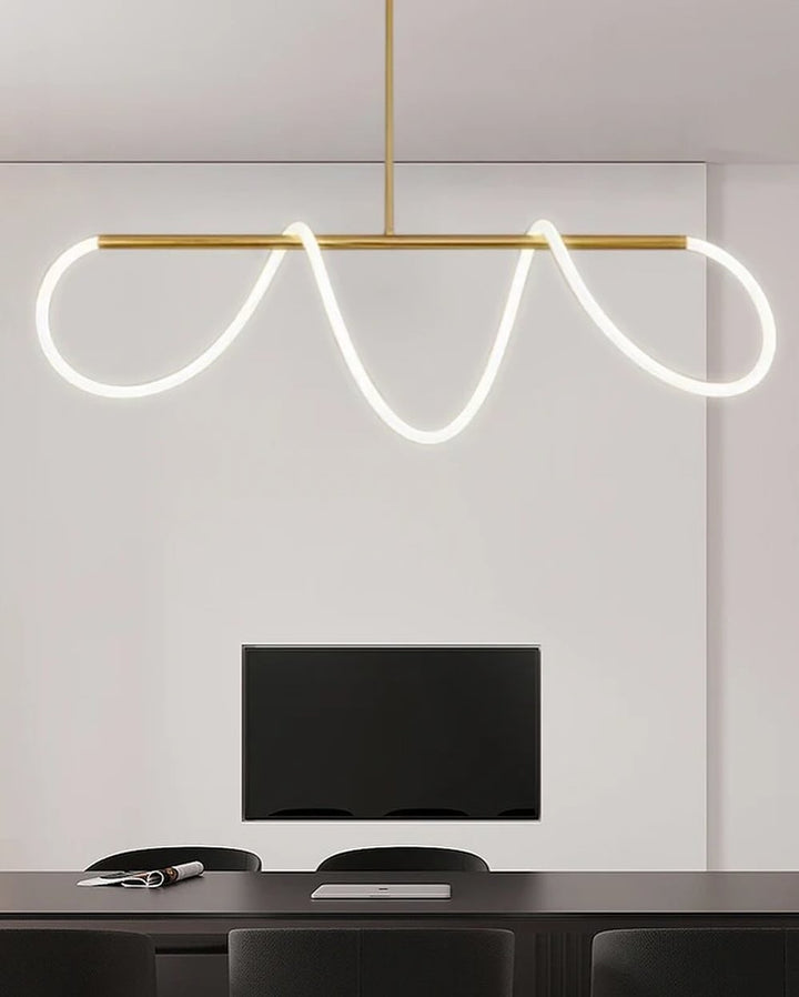 Modern LED Loop Chandelier