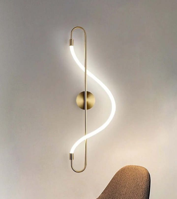 Modern LED Loop Wall Lamp