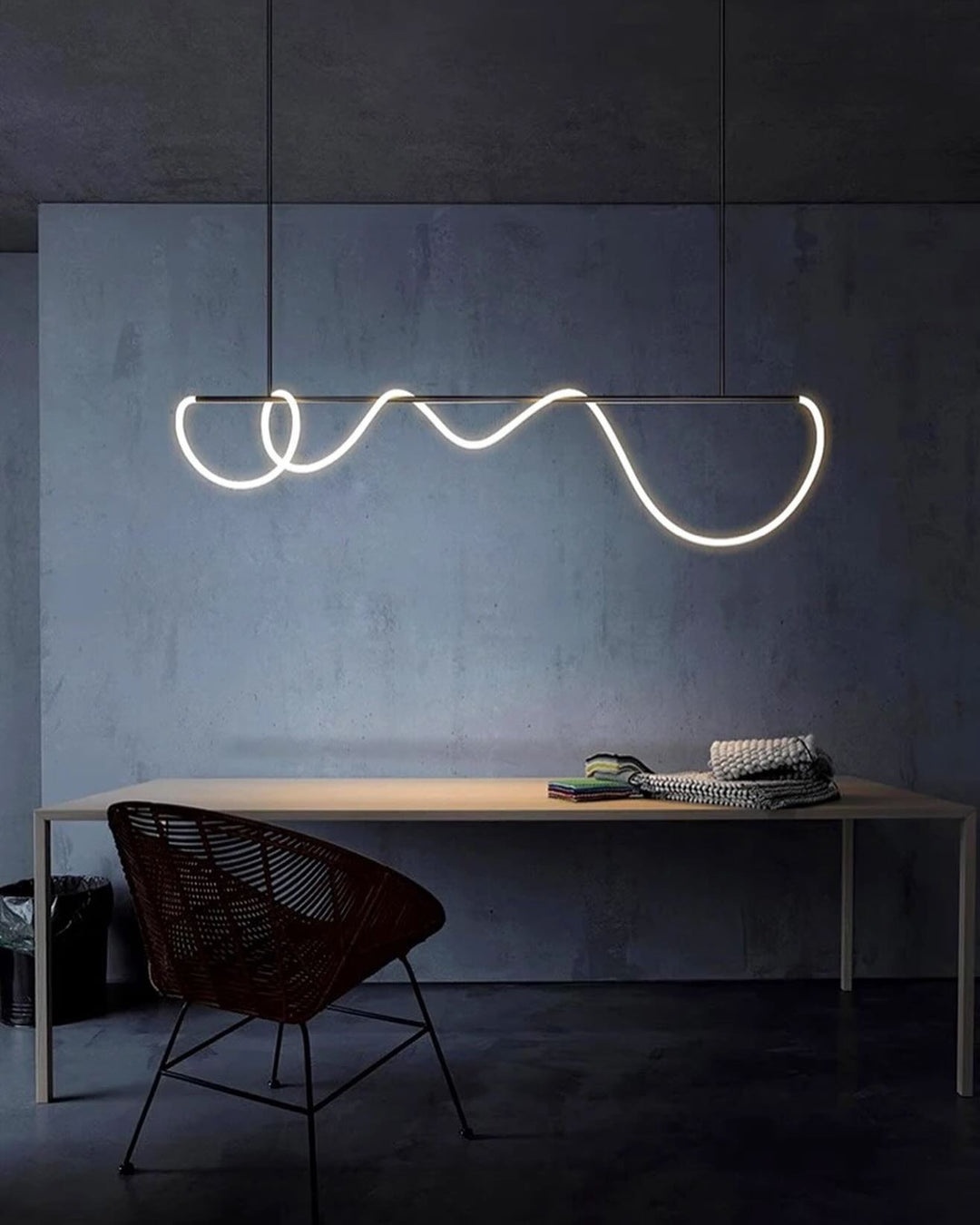 Sleek Pendant Light with Abstract Design