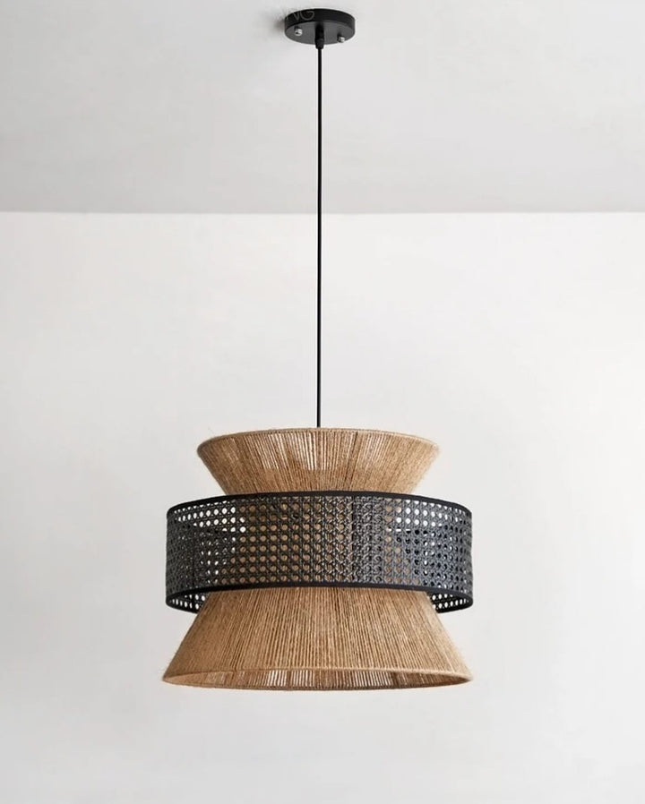 Bohemian Rattan Pendant Light