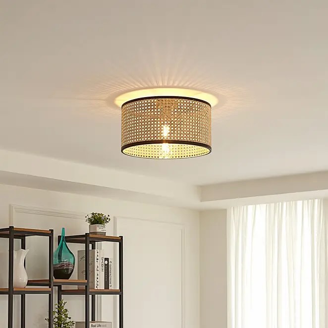 Rattan Ceiling Light