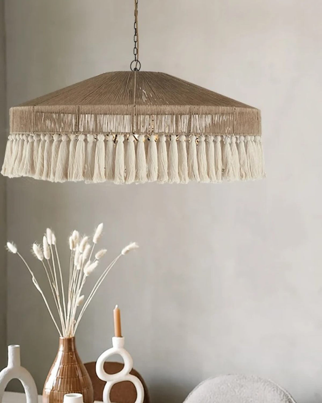 Bohemian Tassel Pendant Light